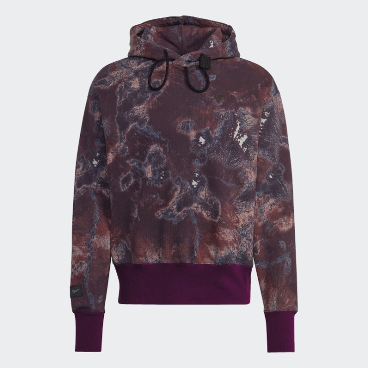 Sudadera Con Capucha Parley De Color Caqui Oscuro Medio (género Neutral) Adidas