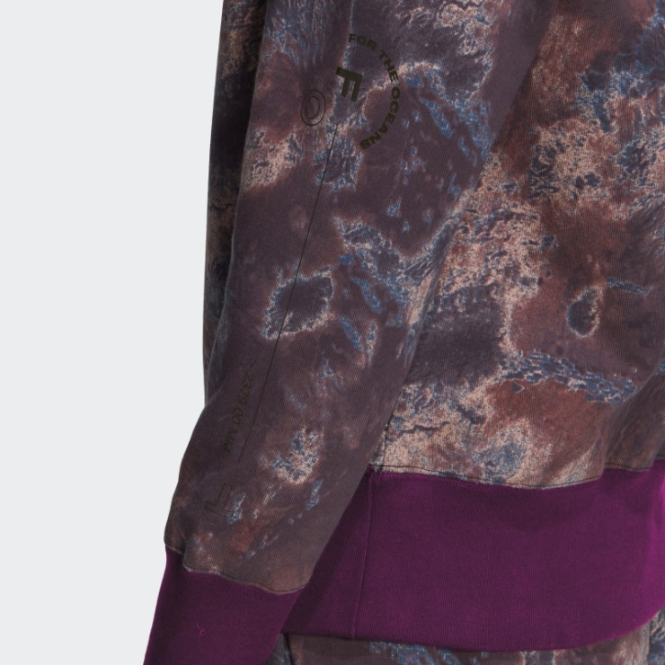 Sudadera Con Capucha Parley De Color Caqui Oscuro Medio (género Neutral) Adidas