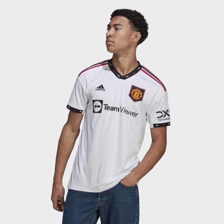 Camiseta Blanca Adidas Manchester United 22/23 Segunda Equipación
