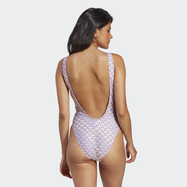 Bañador Amarillo Originals Monogram 3 Rayas Adidas