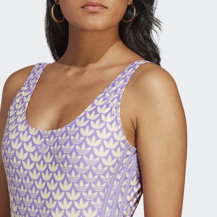 Bañador Amarillo Originals Monogram 3 Rayas Adidas