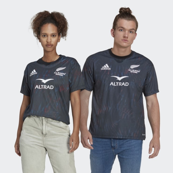 Adidas All Blacks Sevens Camiseta De Local (género Neutral) Negro