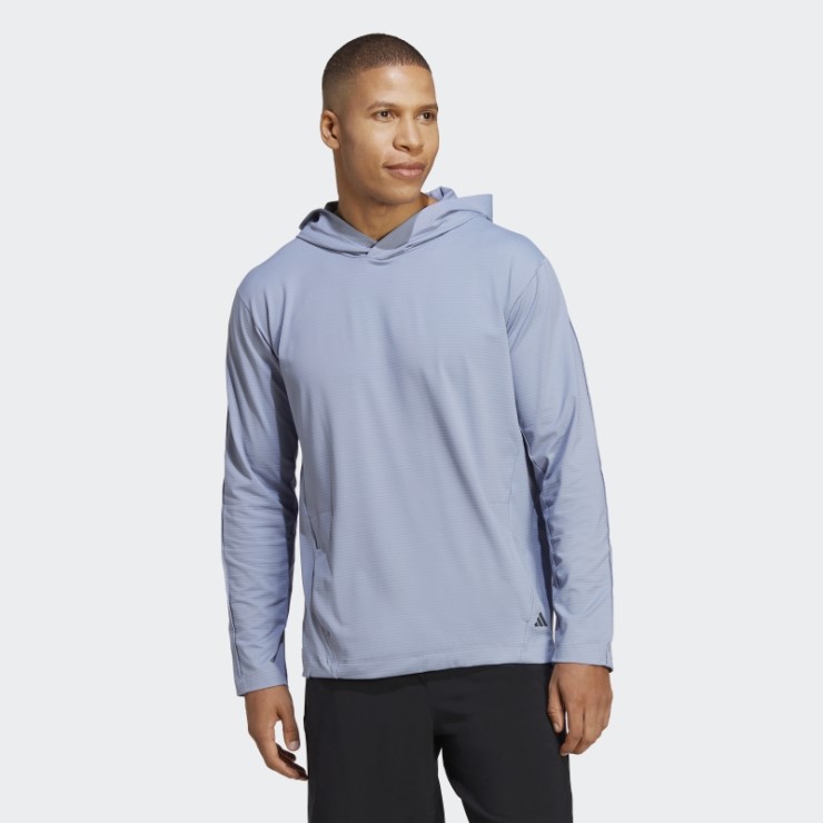 Sudadera Con Capucha De Entrenamiento Con Gráfico De Yoga Violeta Plateado Adidas