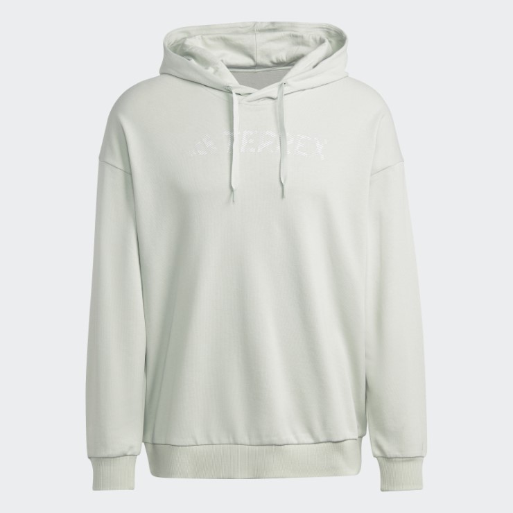 Sudadera Con Capucha Terrex Con Logo Grande (género Neutro) Adidas Verde