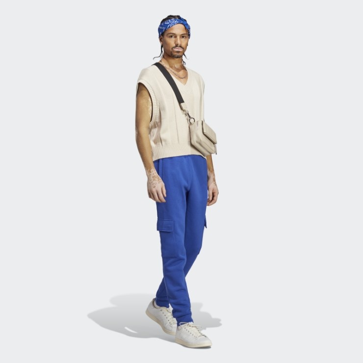 Jogger Adidas Trefoil Essentials Cargo Azul