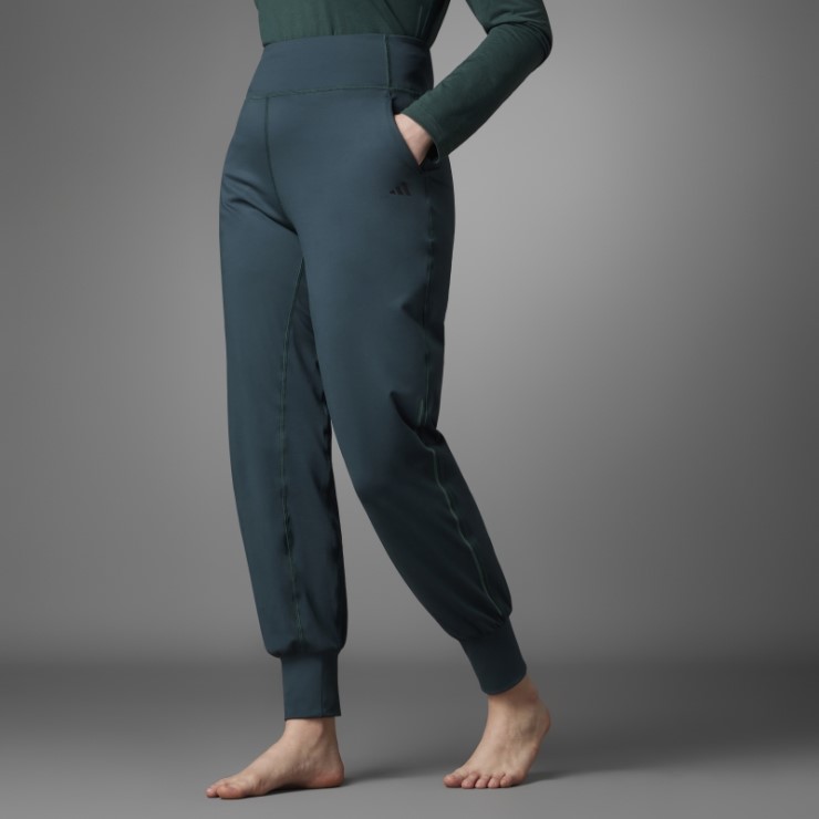 Pantalon De Yoga Autentico Balance Verde Adidas Fashion