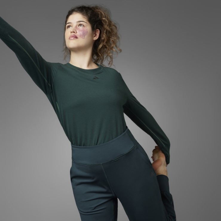 Pantalon De Yoga Autentico Balance Verde Adidas Fashion