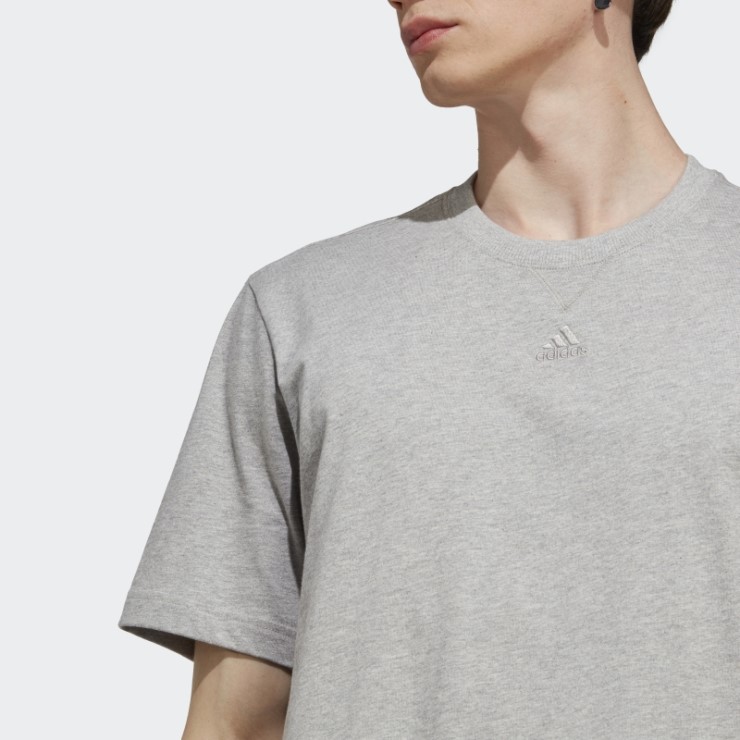 Camiseta Adidas All Szn Gris Medio