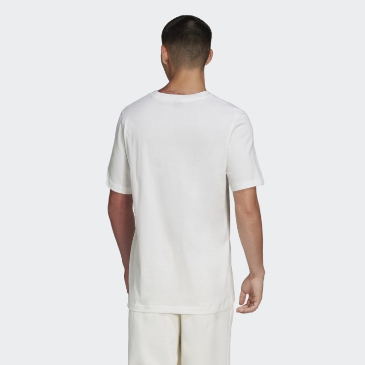 Adidas Camiseta Blanca Con Gráfico De Pez Stoked