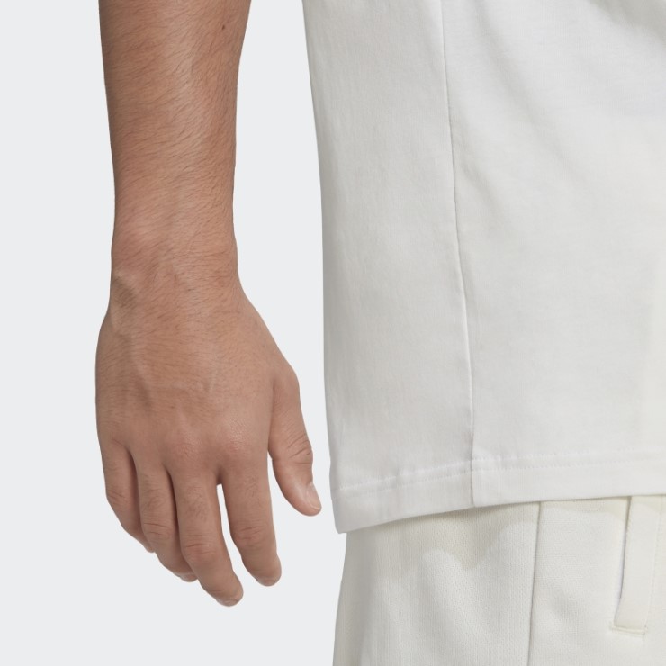 Adidas Camiseta Blanca Con Gráfico De Pez Stoked