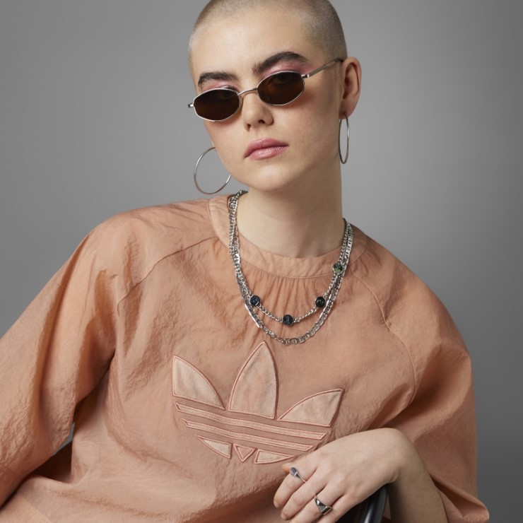 Siempre Original Camiseta Recortada Adidas Arcilla