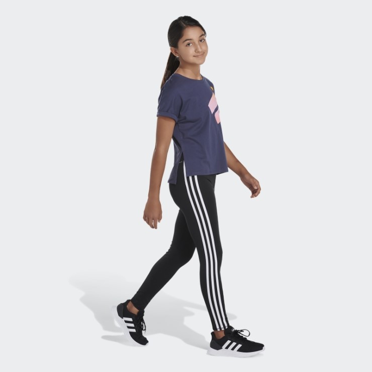 Adidas Camiseta Azul Marino Con Cintura Dolman 22