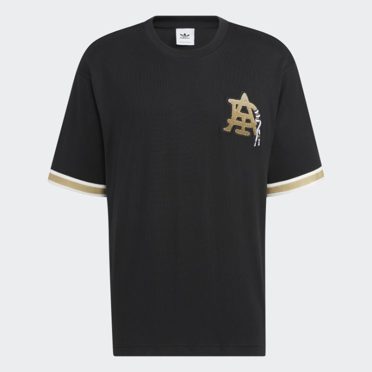 Camiseta Con Logo Colegiado Moderno Adidas Negra