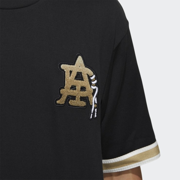 Camiseta Con Logo Colegiado Moderno Adidas Negra