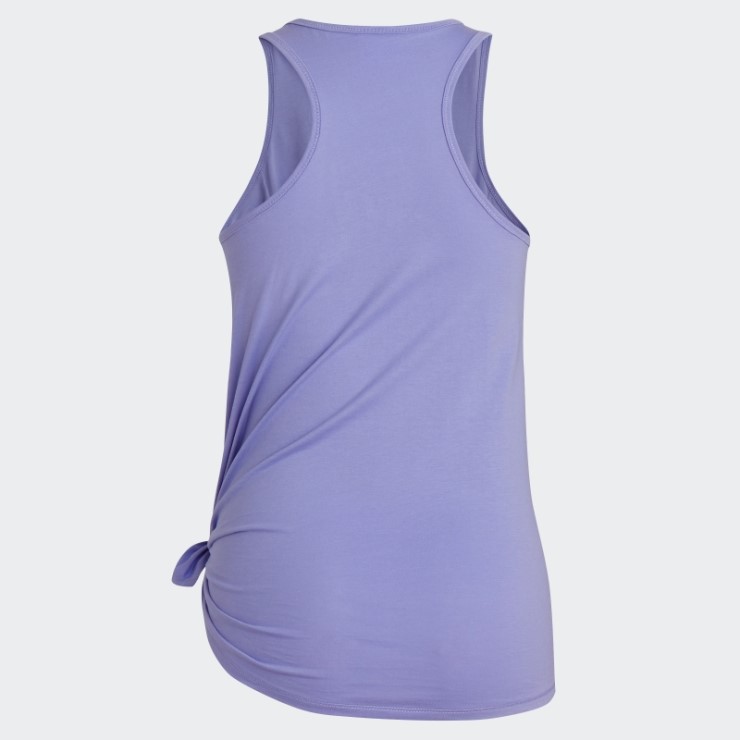 Camiseta Sin Mangas Con Lazo En El Frente Violeta Claro Adidas
