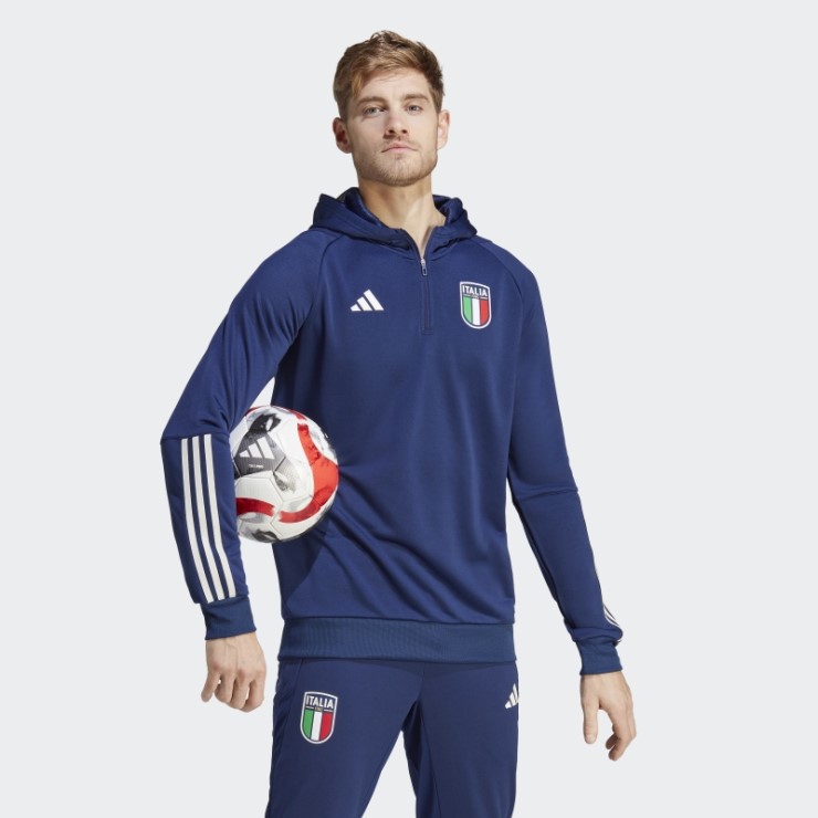 Sudadera Italia Tiro 23 Azul Oscuro Adidas