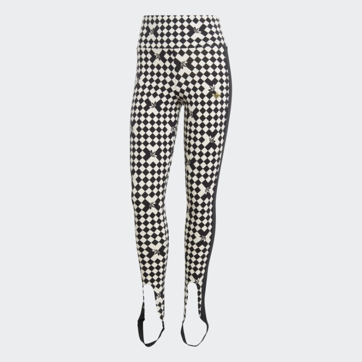 Negro Adidas Ski Chic Allover Print Mallas Caliente