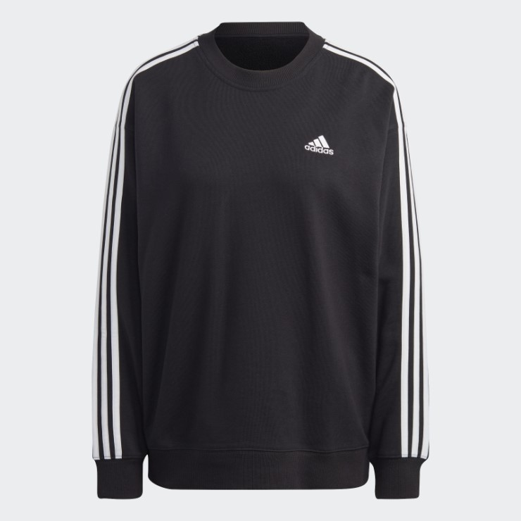 Sudadera Essentials 3 Bandas Negro Adidas