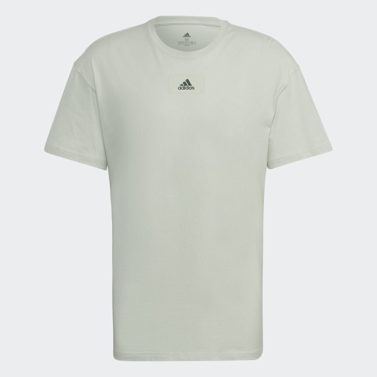 Camiseta Verde Con Hombros Caídos Essentials FeelVivid De Adidas