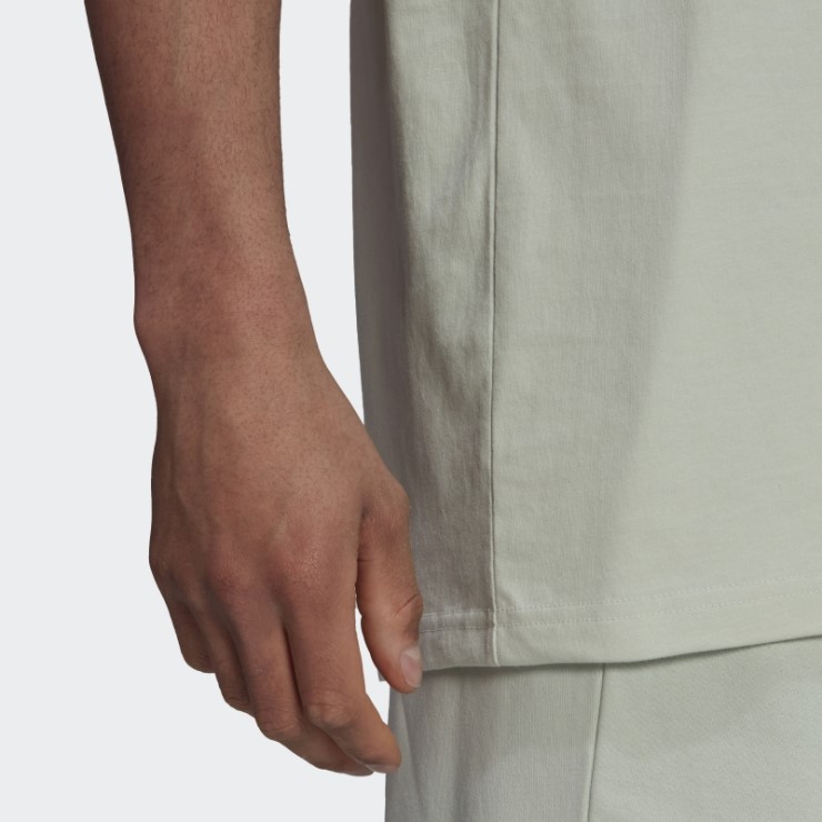 Adidas Essentials Feelvivid Camiseta Verde Con Hombros Caídos