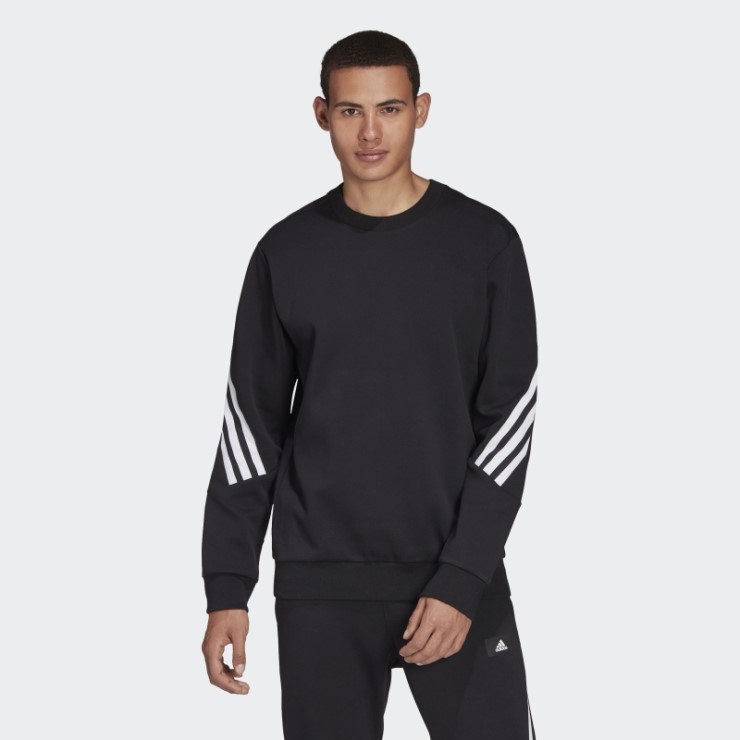 Sudadera Adidas Fashion Future Icons 3 Rayas Negro