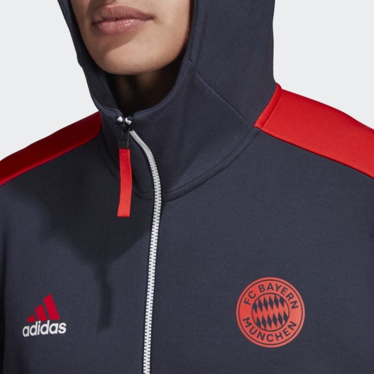 Fc Bayern Adidas Z.n.e. Himno Chaqueta Noche Azul Marino