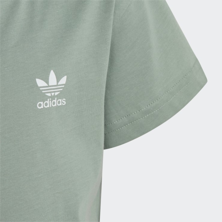 Camiseta Adidas Adicolor Verde Plata