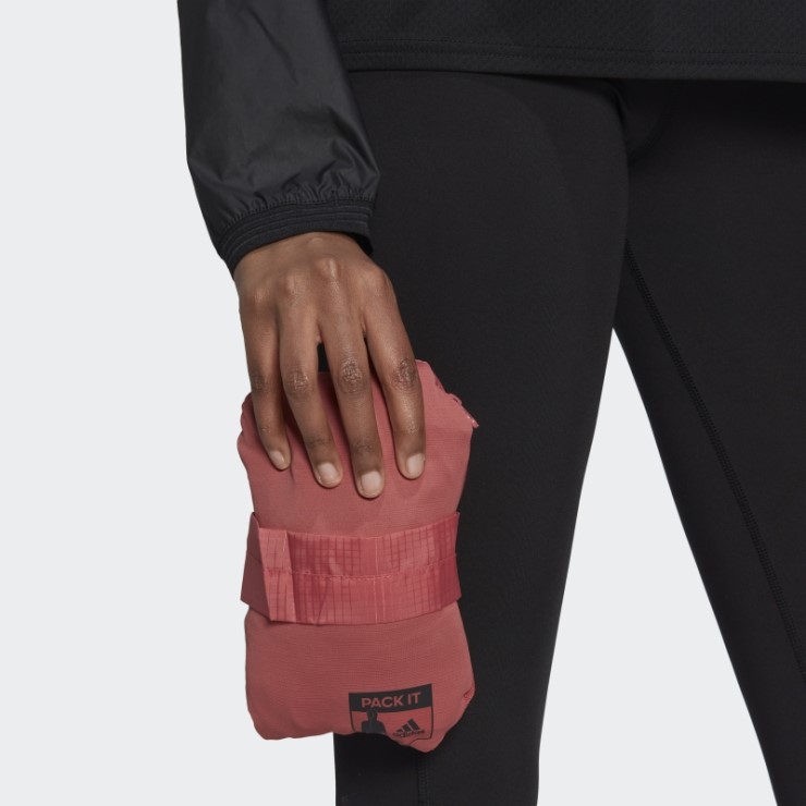 Adidas Run Icons Cortavientos De Running Rojo