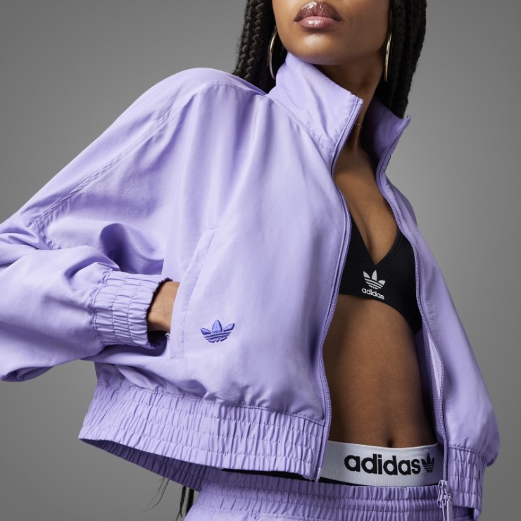 Sudadera Lila Adidas Adicolor Neuclassics