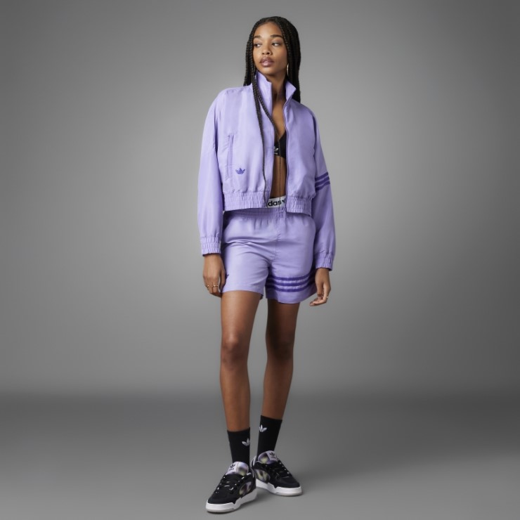 Sudadera Lila Adidas Adicolor Neuclassics