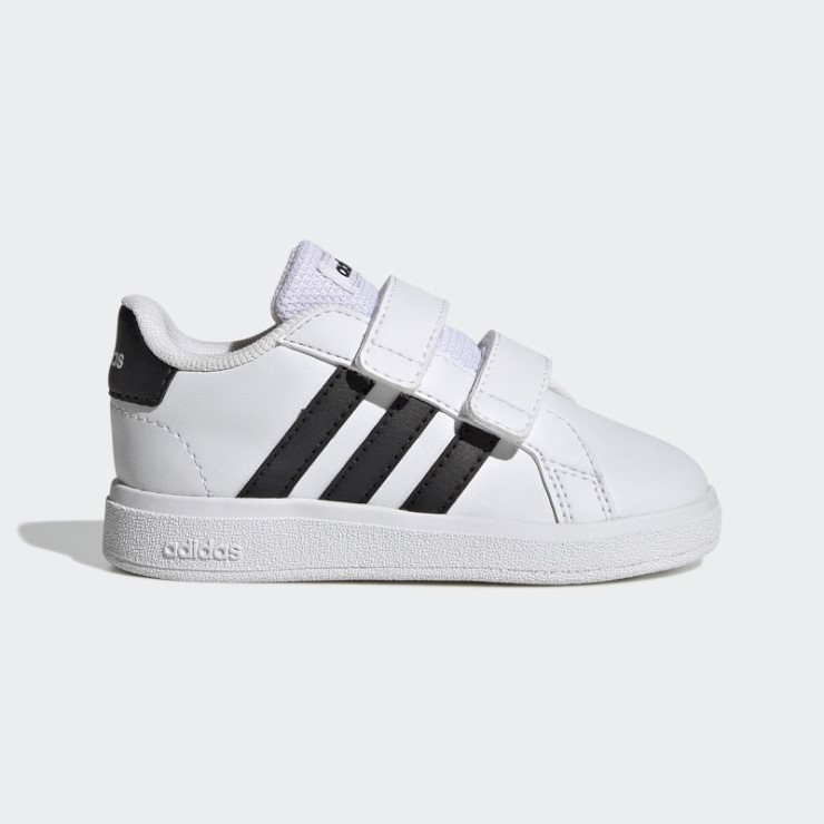 Adidas Grand Court Lifestyle Zapatillas Con Velcro Negro