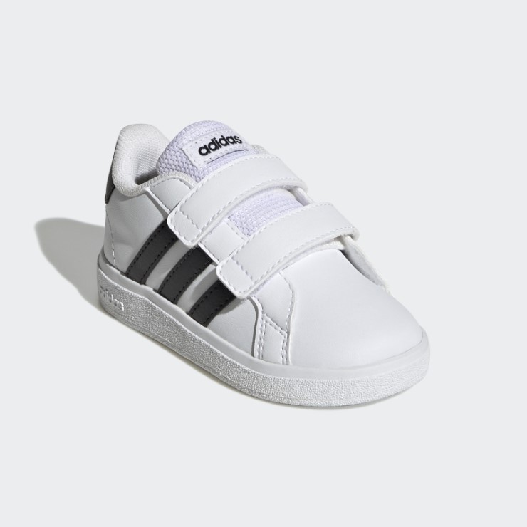 Adidas Grand Court Lifestyle Zapatillas Con Velcro Negro