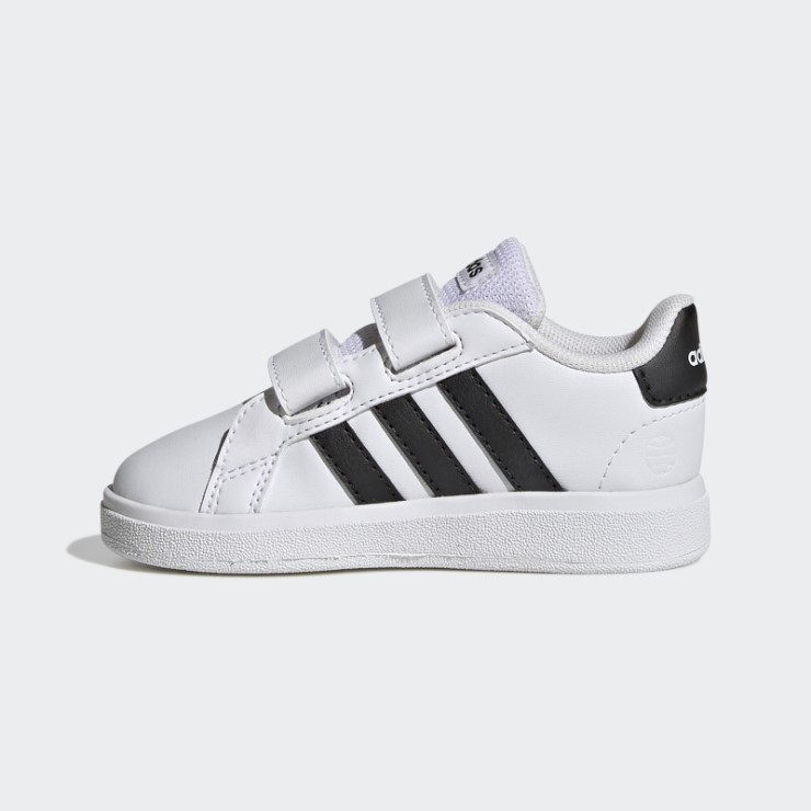 Adidas Grand Court Lifestyle Zapatillas Con Velcro Negro