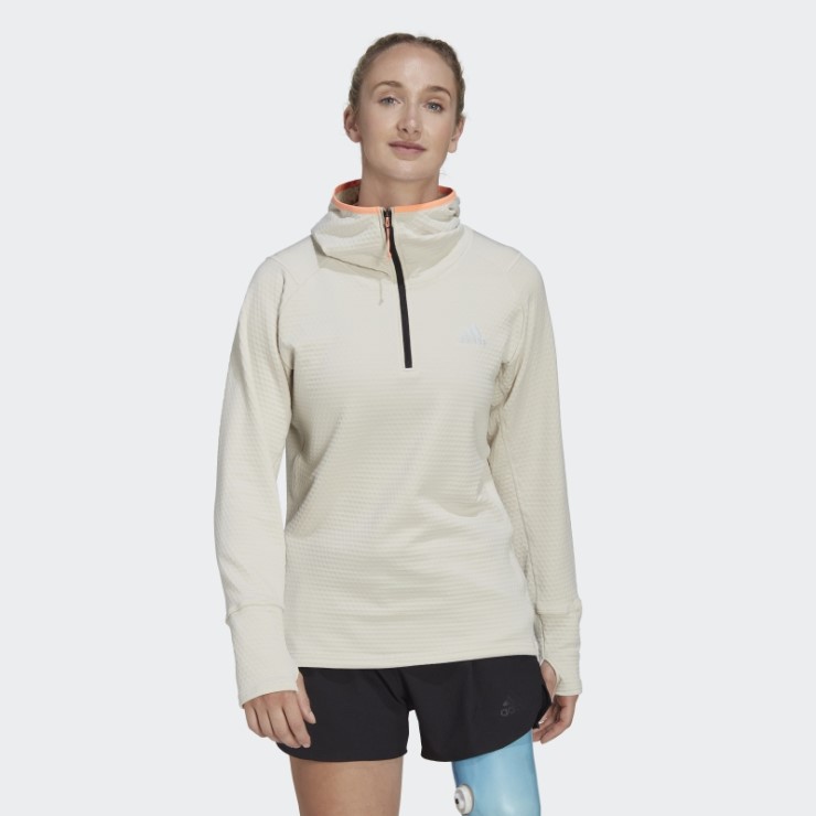 Sudadera Con Capucha De Manga Larga Para Correr X-city De Aluminio Adidas