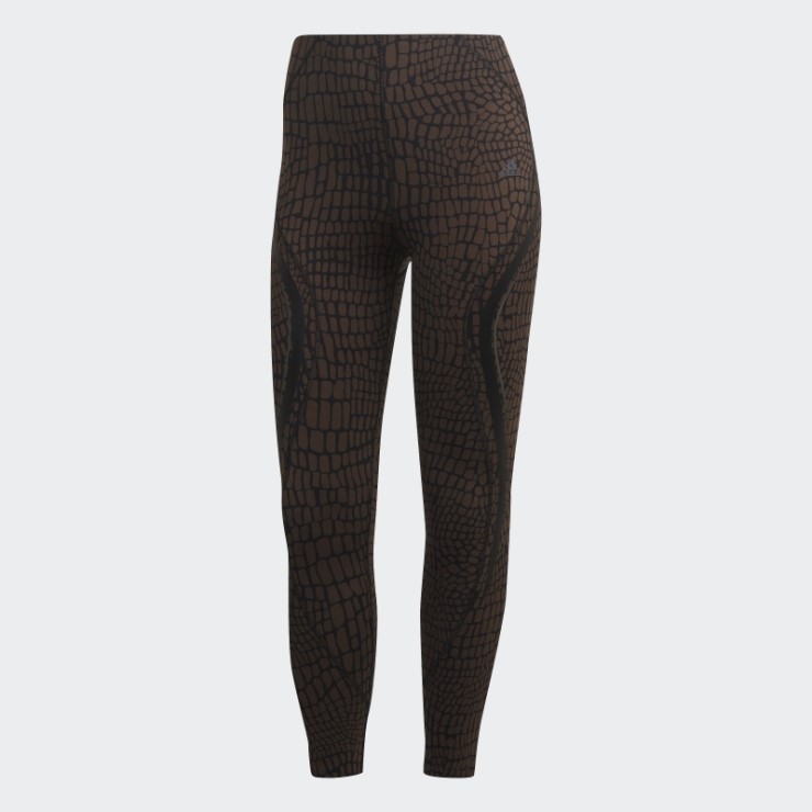 Tlrd Hiit Croco Luxe Leggings De Entrenamiento 7/8 Marrón Adidas