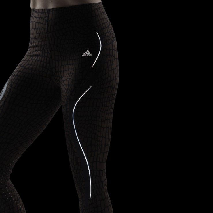 Tlrd Hiit Croco Luxe Leggings De Entrenamiento 7/8 Marrón Adidas