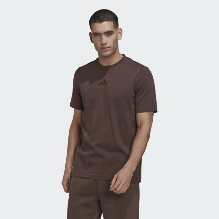 Camiseta Adidas Studio Lounge Marrón