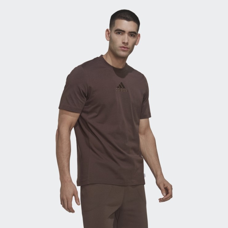 Camiseta Adidas Studio Lounge Marrón