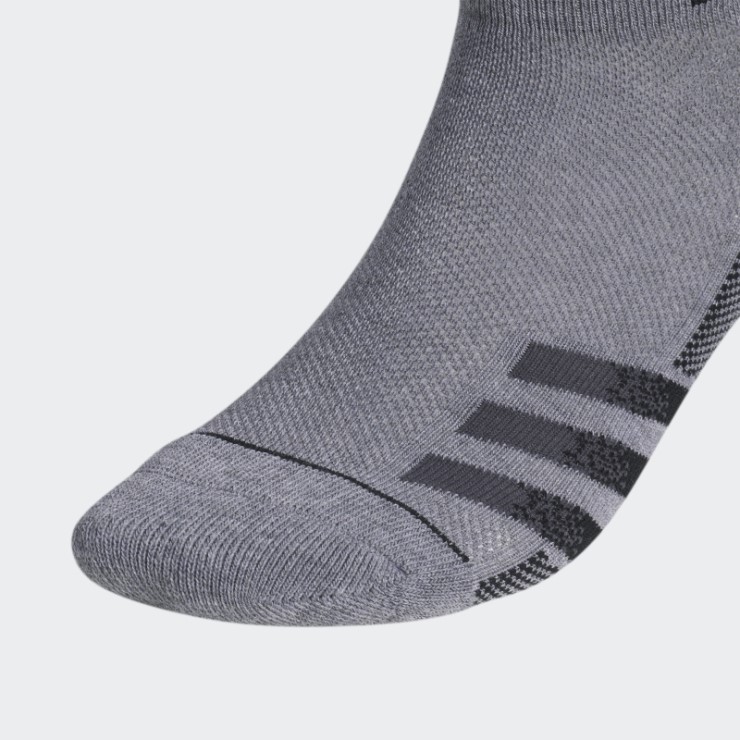 Calcetines Grises Adidas Superlite Stripe Low-cut 3 Pares