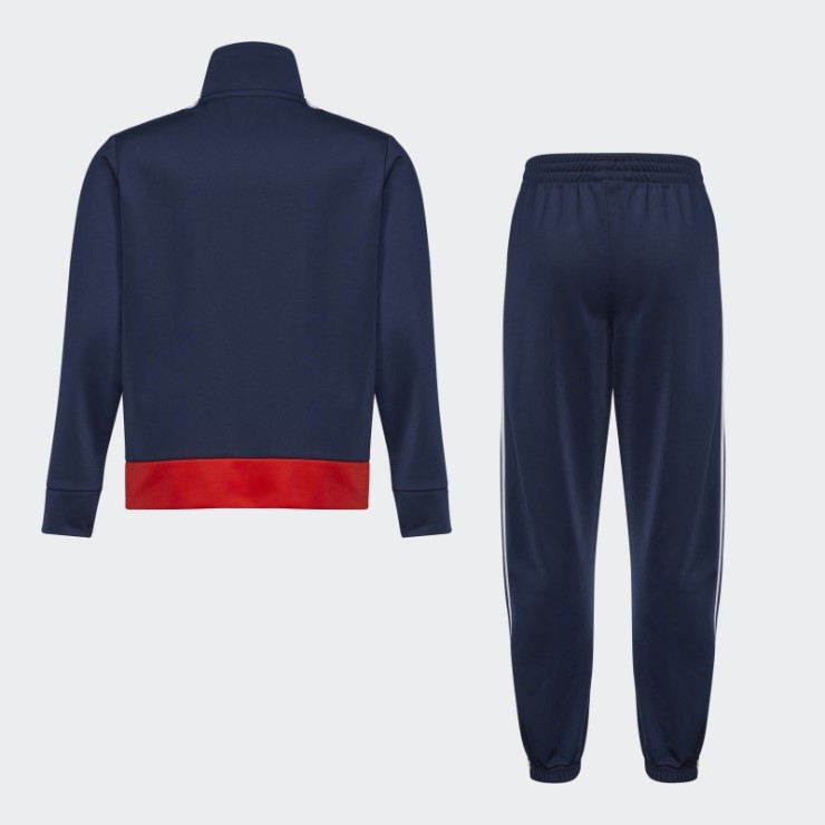 Conjunto De Chándal De Tricot Con Bloques De Color Azul Marino Atlético De Adidas