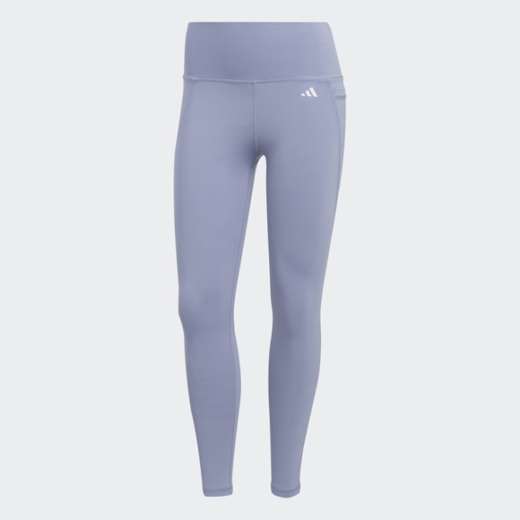 Leggings 7/8 De Talle Alto Con Bolsillo Oculto Violeta Plateado Optime De Adidas