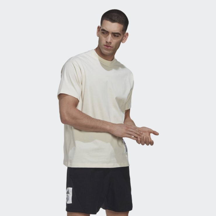 Camiseta Adidas Sin Teñir Con La Gran Insignia Del Deporte (género Neutral)