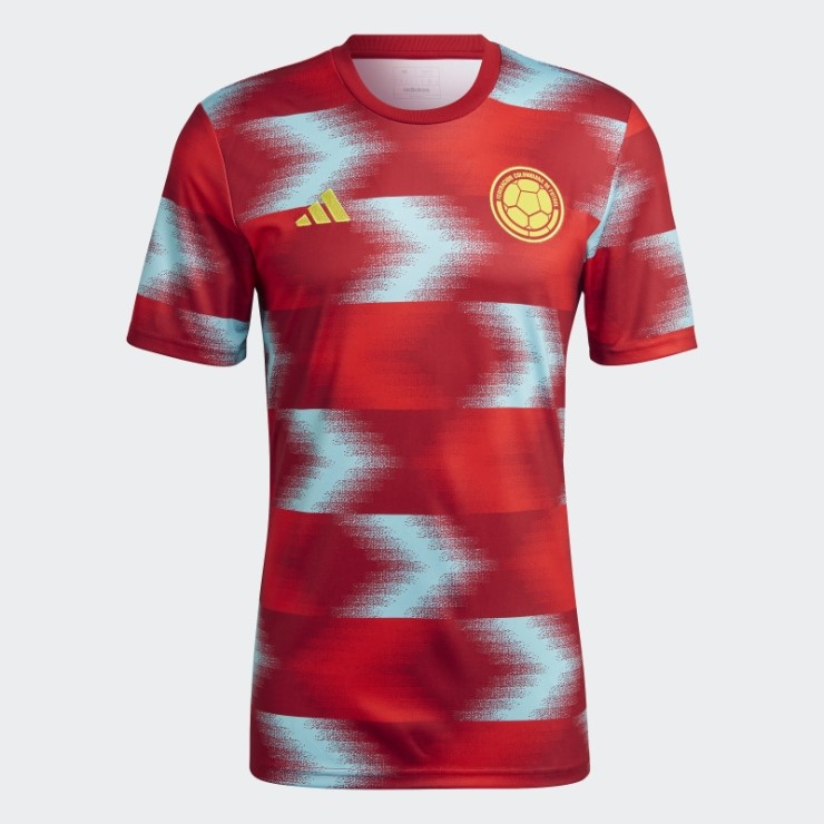 Camiseta Pre-partido Adidas Colombia Multicolor