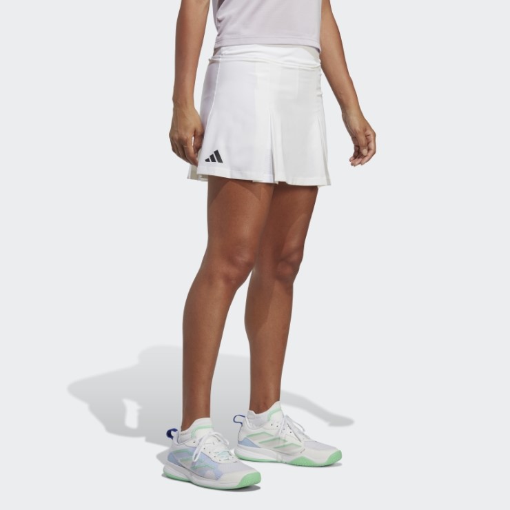Falda Plisada Club Tennis Adidas Blanca
