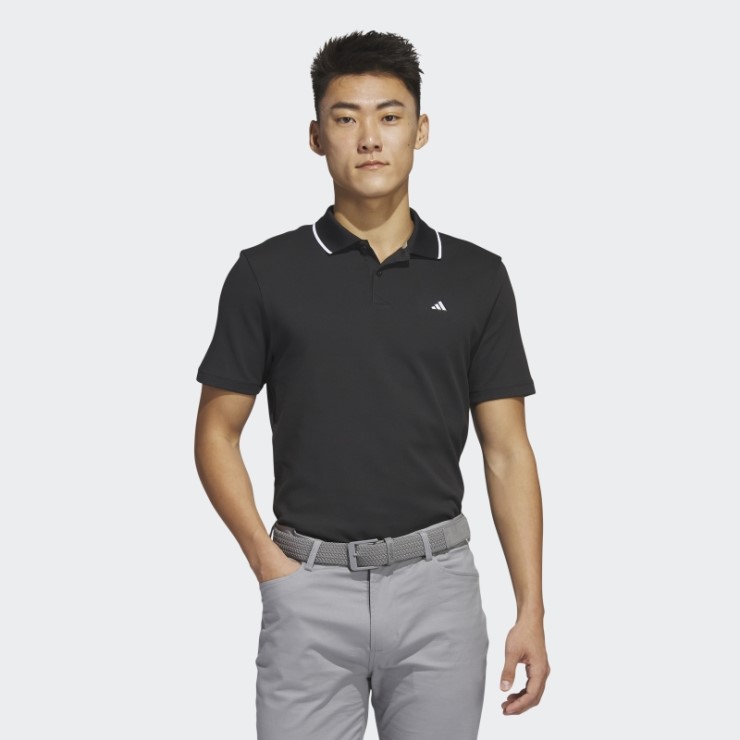 Polo De Golf Adidas Go-to Piqué Negro