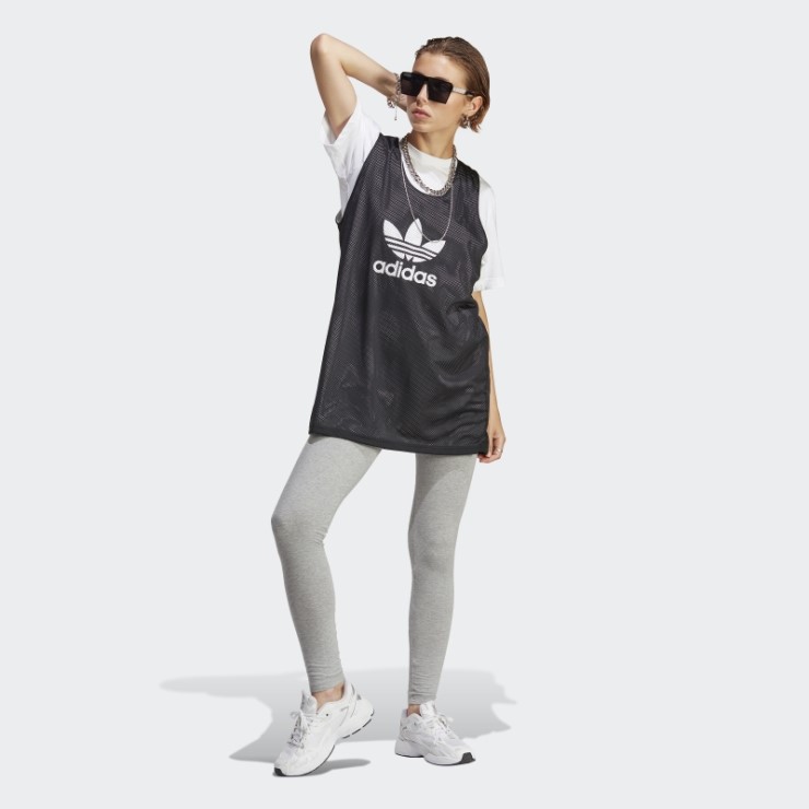 Leggings Adicolor Essentials Gris Medio Adidas