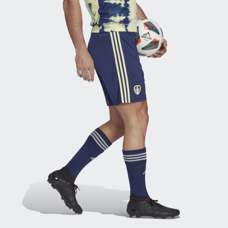 Pantalón Corto Azul Oscuro Leeds United Fc 22/23 Segunda Equipación Adidas