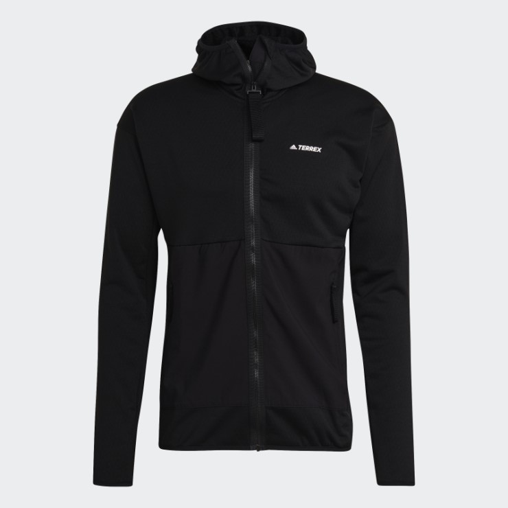 Chaqueta De Senderismo Con Capucha Terrex Tech Fleece Light Negro Adidas