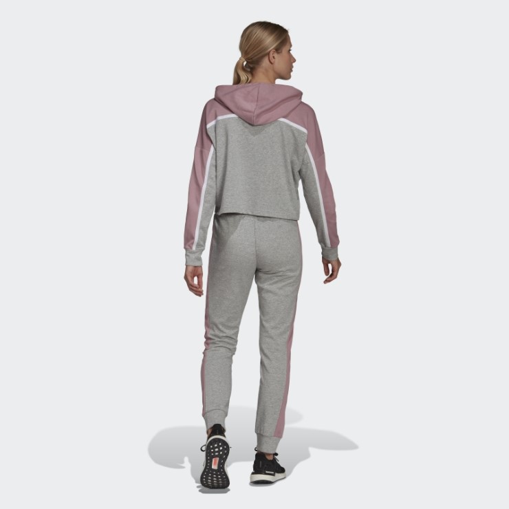 Chándal Adidas Sportswear Sutil Block Gris Medio Moda