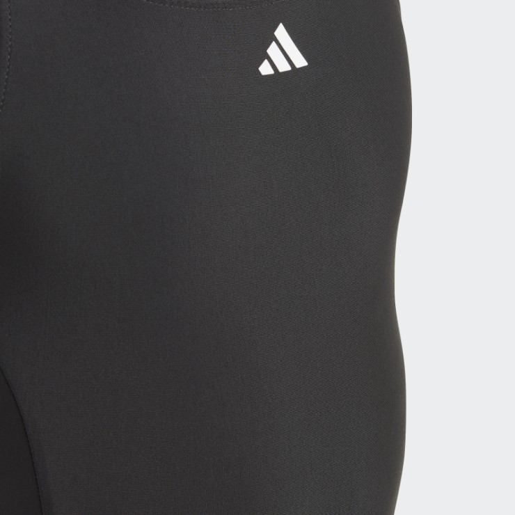 Bañador Negro Con Corte De 3 Rayas De Adidas